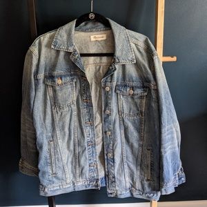 Oversized Madewell Denim Jacket